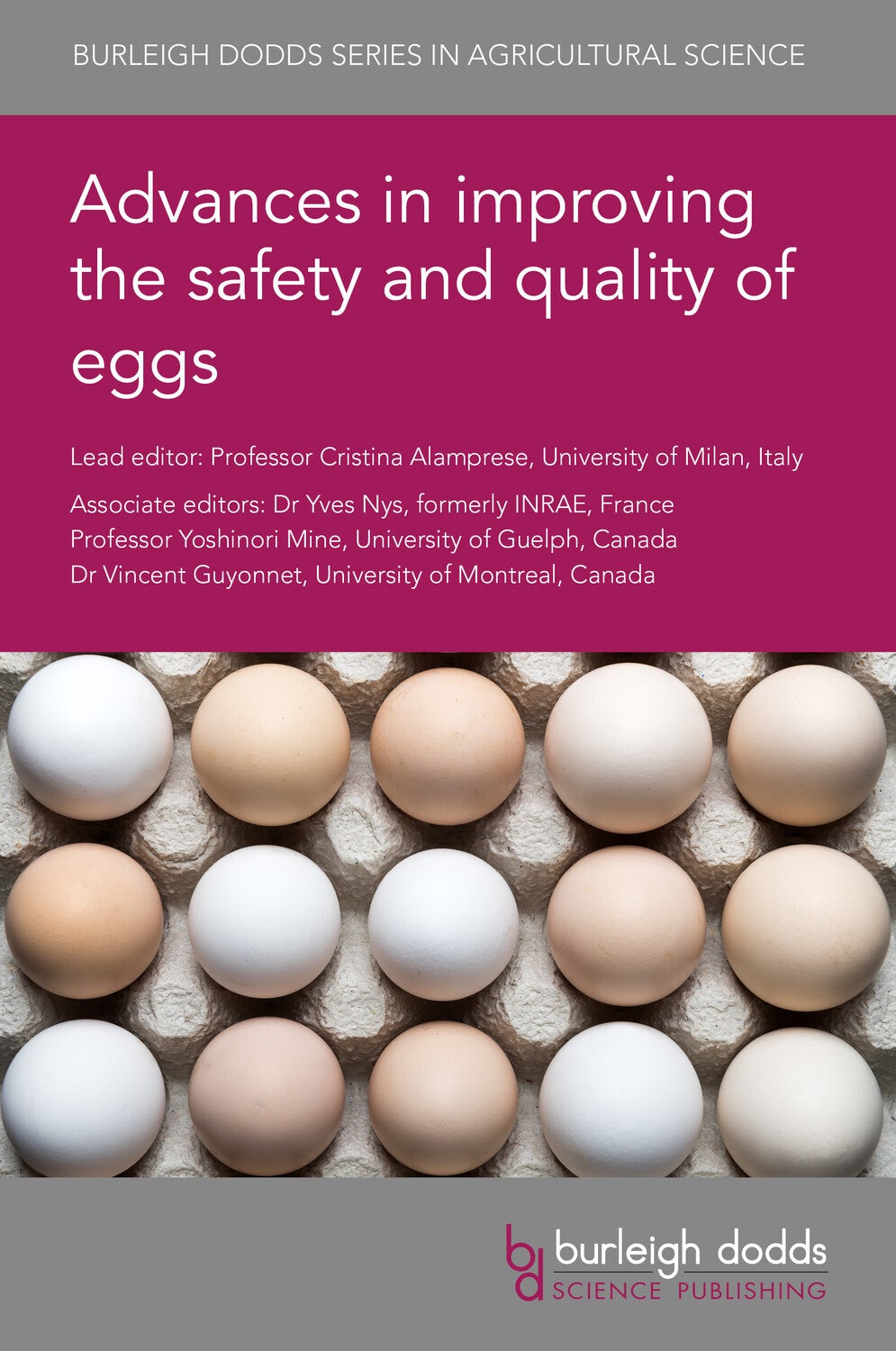 Book cover image for Advances in improving the safety and quality of eggs ISBN: 9781801468763